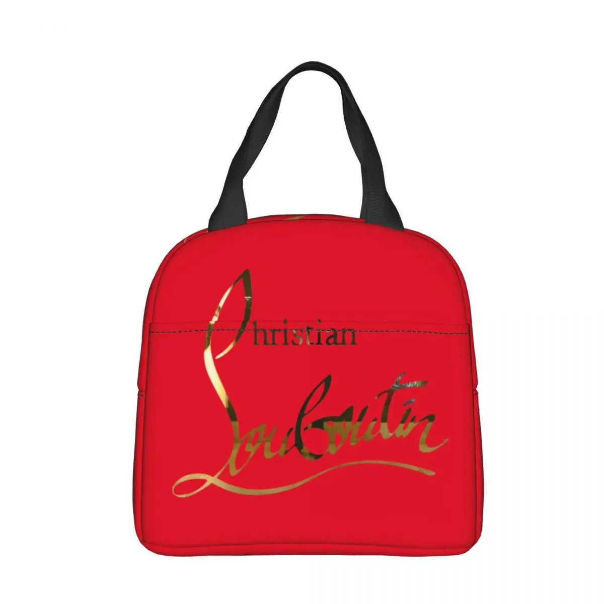 Christians High Heels Louboutins Insulated Lunch Bags Thermal Bag Meal Container Lady Beauty Large Tote Lunch Box Bento Pouch