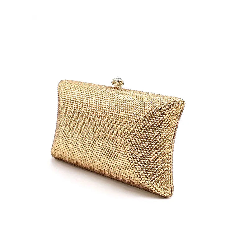 SMALL Classical Bridal wedding party purses women evening party luxury diamonds full crystal clutches elegant purses