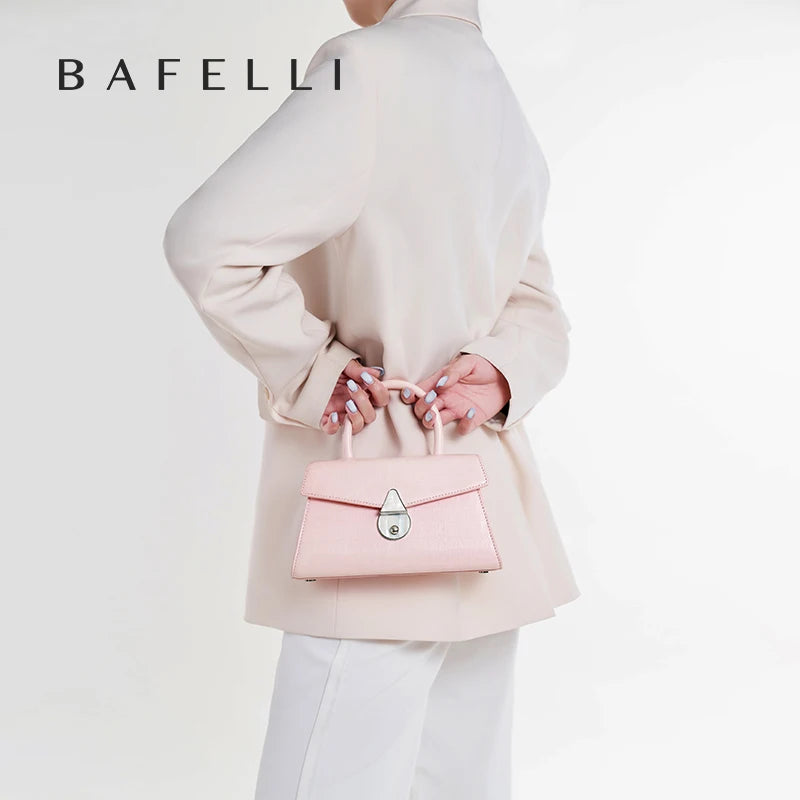 BAFELLI 2023 NEW WOMEN'S HANDBAG SUMMER FASHION TRENDING CASUAL LUXURY BRAND LEATHER ORIGINAL DESIGNER FEMALE OFFICE PURSE