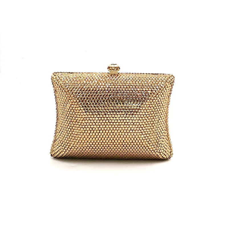 SMALL Classical Bridal wedding party purses women evening party luxury diamonds full crystal clutches elegant purses