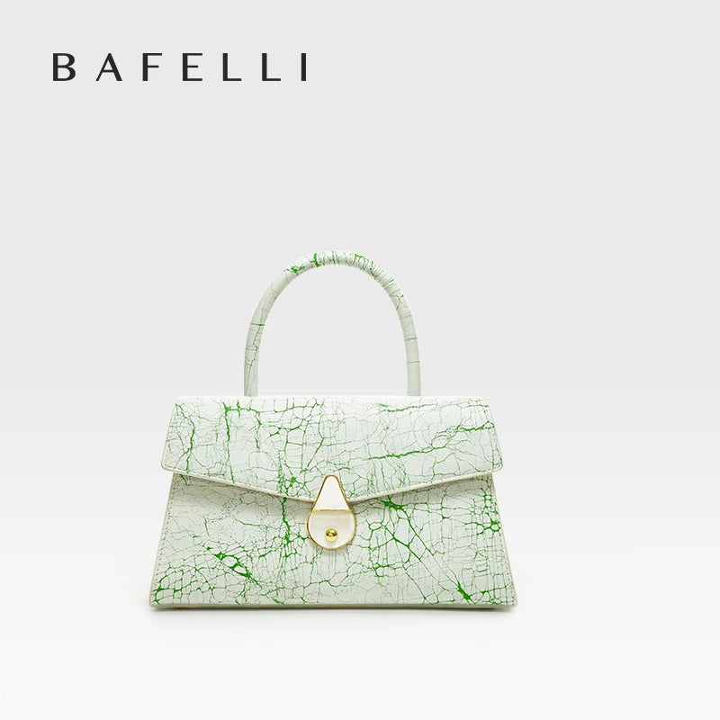 BAFELLI 2023 NEW WOMEN'S HANDBAG LUXURY DESIGNER BRAND FASHION HANDHELD PURSE ORIGINAL STYLE LEATHER TREND LADIES BAGS SHOULDER