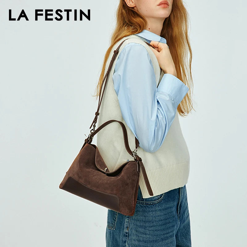 LA FESTIN Original Tote Bags for Women Fashion Designer Bag Popular Shoulder Bag Large Capacity Handbag Office Package Lady Bag