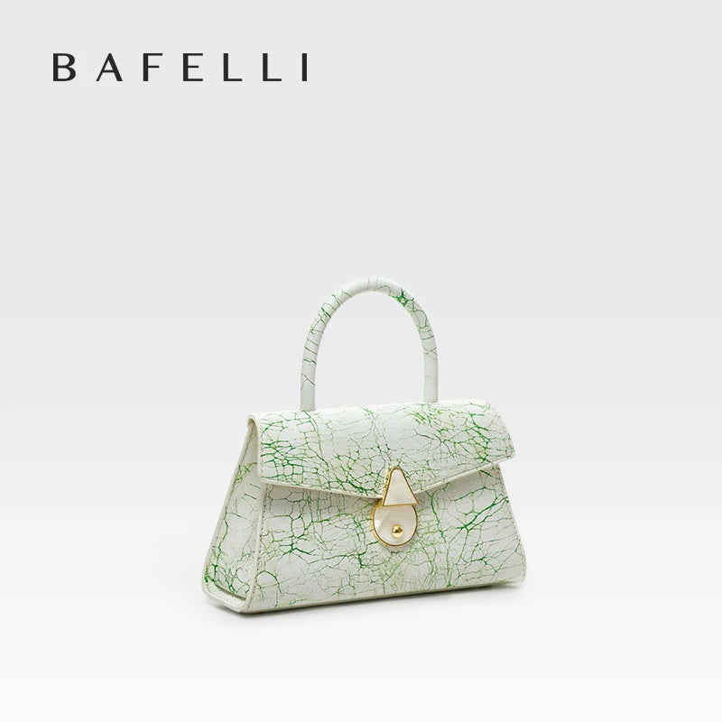 BAFELLI 2023 NEW WOMEN'S HANDBAG LUXURY DESIGNER BRAND FASHION HANDHELD PURSE ORIGINAL STYLE LEATHER TREND LADIES BAGS SHOULDER