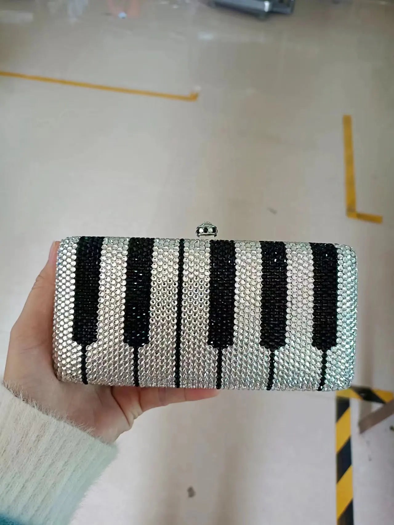 XIYUAN Lady Cat Diamond Evening Clutch Bag Women Phone Rhinestone Purses And Handbags Luxury Designer Wedding Party Purse