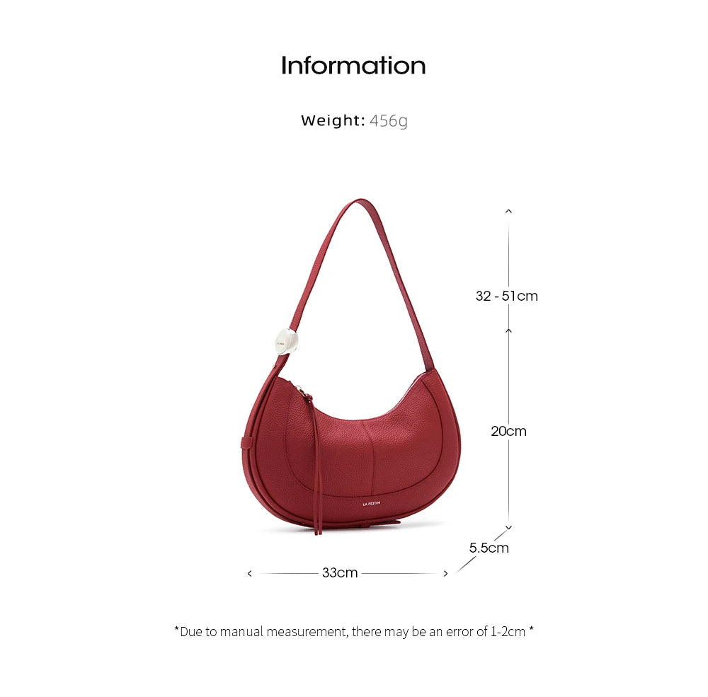 LA FESTIN Original Tote Bag Women Bag Large Capacity Fashion Shoulder Bag Real Leather Crossbody Bag Trend Bags