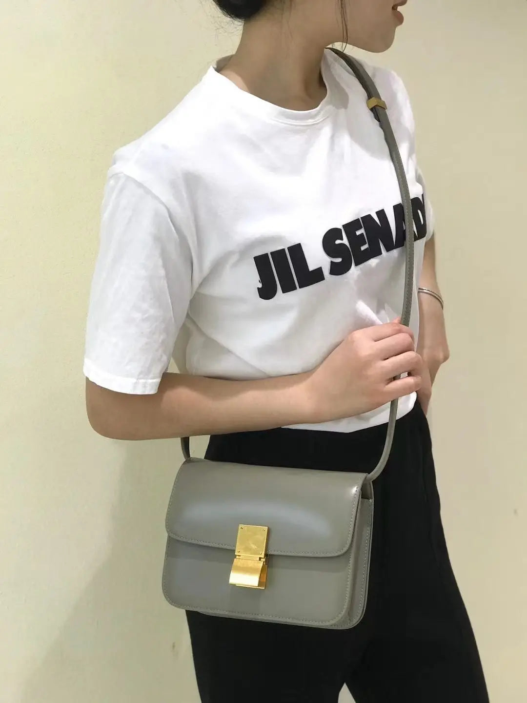 New Tofu Bag Luxury Brand Top Quality Smooth Genuine Leather One Shoulder Messenger Bag Fashion Women's Small Square Box Bag