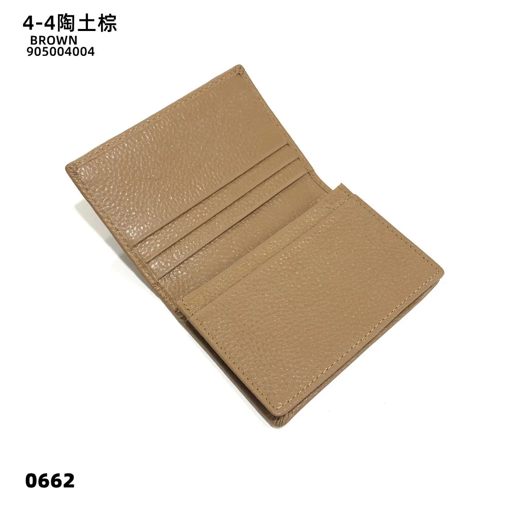 Genuine Leather Business Card Holder Luxury Engrave Letters Logo Cowhide Card Case Japan Personalize Mini Wallet For Men Women