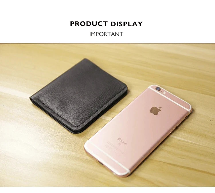 Genuine Leather Casual Men Wallet Luxury Design Short Purse Slim Card Holders Solid Money Bag Ultra Thin Minimalist Wallets