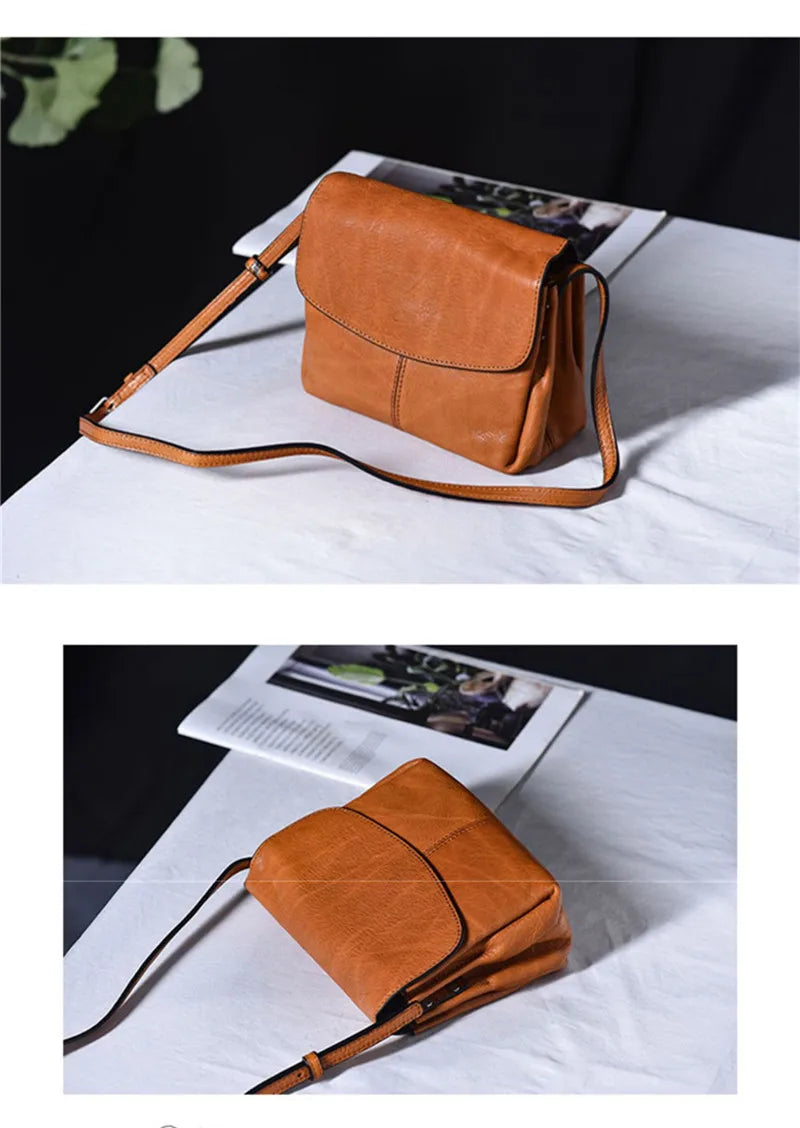 PNDME casual simple outdoor genuine leather women's shoulder bag fashion luxury high quality real cowhide party crossbody bag