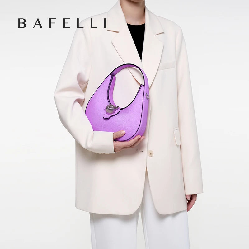 BAFELLI 2024 WOMEN'S BAG LUXURY BRAND GENUINE LEATHER CAT FASHION FEMALE TRENDING ORIGINAL PURSE DESIGNER LADY SHOULDER HANDBAGS