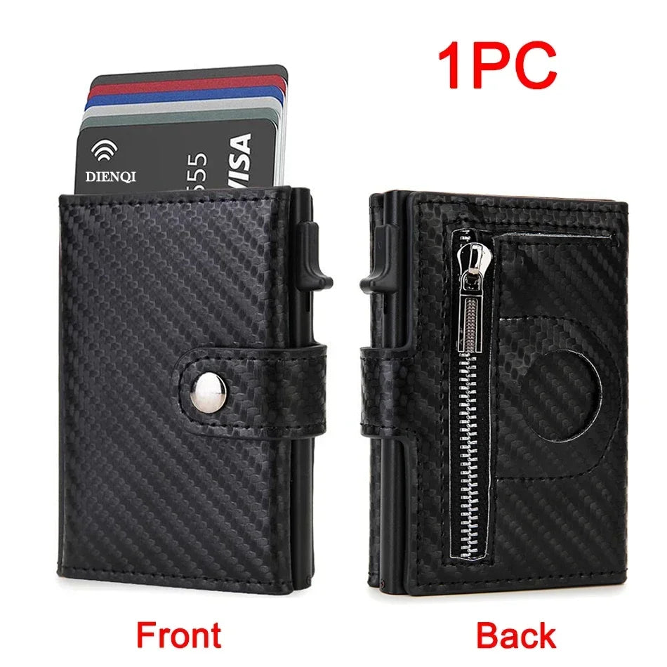 Airtag Wallet Rfid Credit Card Holder Men Wallets Trifold Luxury Slim Air Tag Tracker Minimalist Cardholder Case Presents Choice