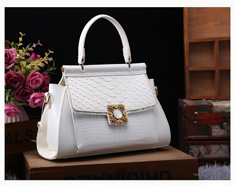 Women's Handbag 2024 Summer New Genuine Leather Handbag Advanced Light Luxury Fashion Designer One Shoulder Crossbody Bag