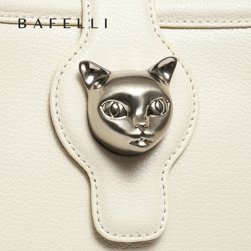 BAFELLI 2023 CAT LUXURY BRAND NEW WOMEN'S SHOULDER BAG TRENDING RETRO STYLE VINTAGE CROSSBODY PURSE UNISEX MESSENGER BAGS