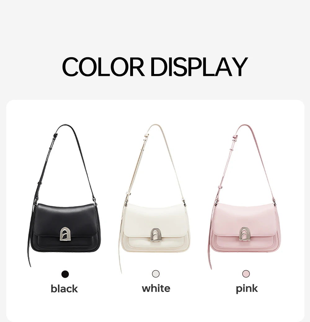 LA FESTIN Bag for Women 2024 New Shoulder Crossbody Bag Leather Bag Fashion Designer Luxury Bag Ladies Handbags