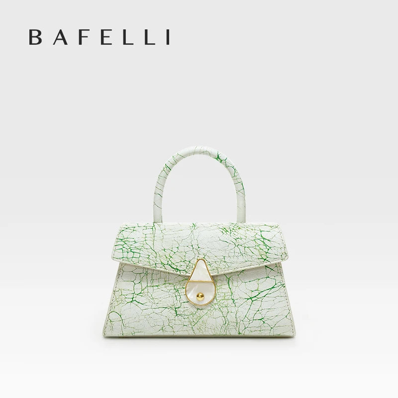 BAFELLI 2023 NEW WOMEN'S HANDBAG LUXURY DESIGNER BRAND FASHION HANDHELD PURSE ORIGINAL STYLE LEATHER TREND LADIES BAGS SHOULDER