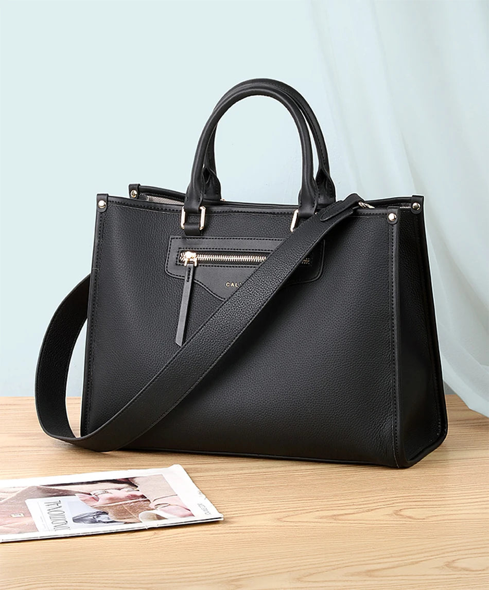 Quality Cowhide Leather Handbags Luxury Handbags Women Bags Designer Famous Brand Women's bag Fashion Genuine Leather Bag