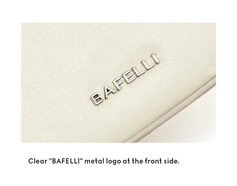 BAFELLI WOMEN'S 2023 NEW LUXURY GENUINE LEATHER FASHION CROSSBODY CAT BAGS FEMALE CASUAL STYLISH SADDLE SHOULDER PURSE BRAND