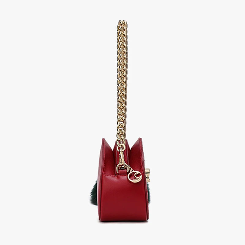 Luxury designer women's bag Large capacity shoulder bags Girl gift Genuine leather bag women's handbag Red