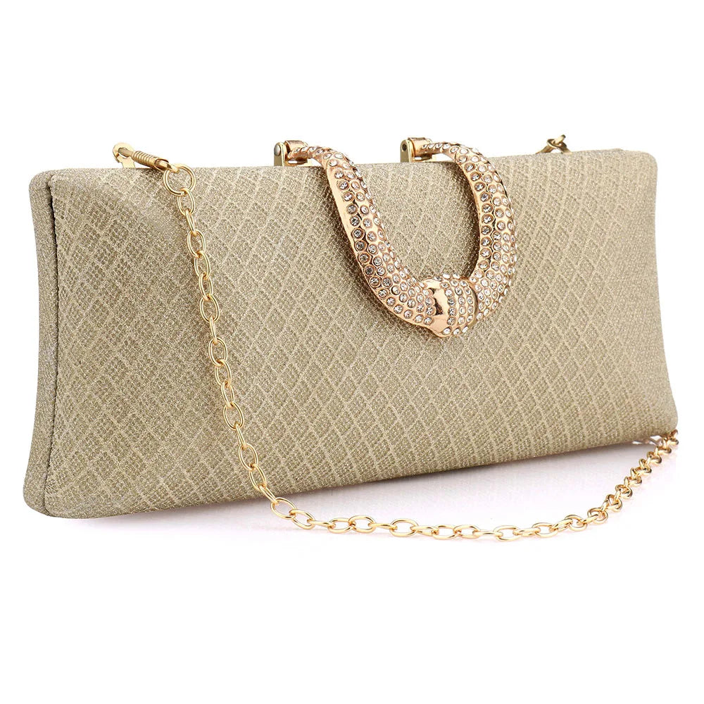 YYW Evening Bags For Women Fashion Gold Luxury Clutches And Purse Chain Shoulder Bags Handbags Banquet Glitter Clutch Sac A Main