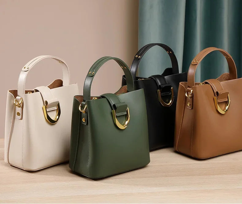 Fashionable Women's Bag, luxurious Handbag, leather Casual Crossbody Bag, High-Quality Shoulder Bag, Bucket Bag