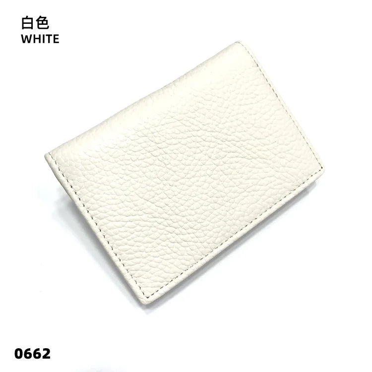 Genuine Leather Business Card Holder Luxury Engrave Letters Logo Cowhide Card Case Japan Personalize Mini Wallet For Men Women