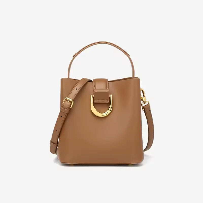 Fashionable Women's Bag, luxurious Handbag, leather Casual Crossbody Bag, High-Quality Shoulder Bag, Bucket Bag