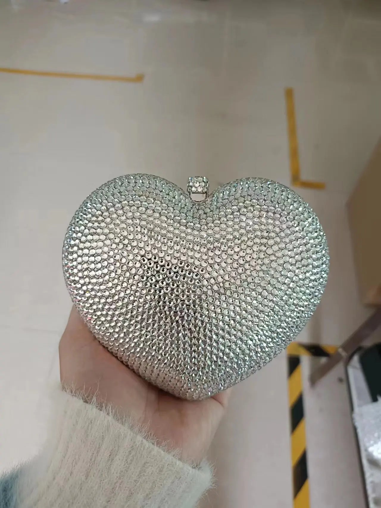 XIYUAN Lady Cat Diamond Evening Clutch Bag Women Phone Rhinestone Purses And Handbags Luxury Designer Wedding Party Purse