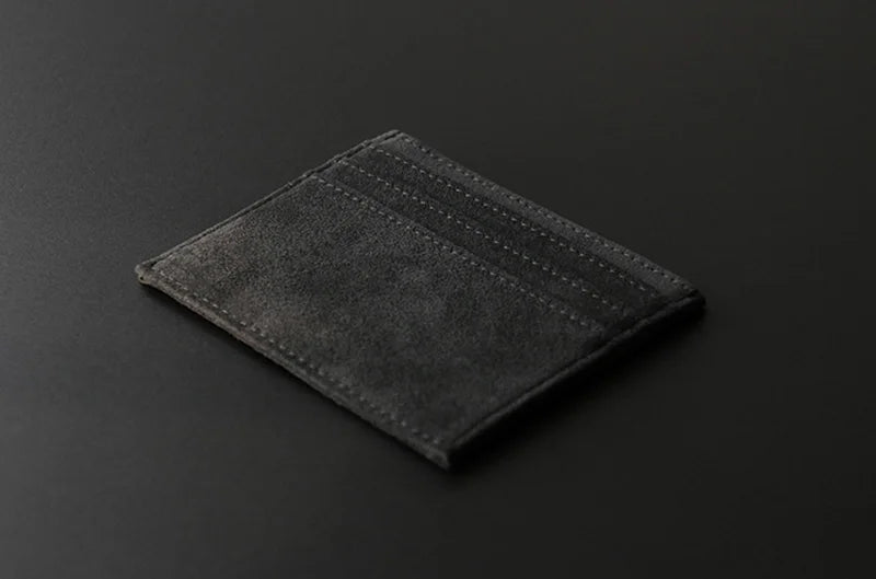 ALCANTARA Card Holder Women & Man Turn fur Luxury Artificial Leather Slim Card Wallet Small Thin Card Package