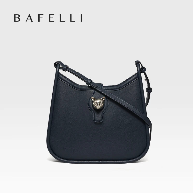 BAFELLI 2023 CAT LUXURY BRAND NEW WOMEN'S SHOULDER BAG TRENDING RETRO STYLE VINTAGE CROSSBODY PURSE UNISEX MESSENGER BAGS