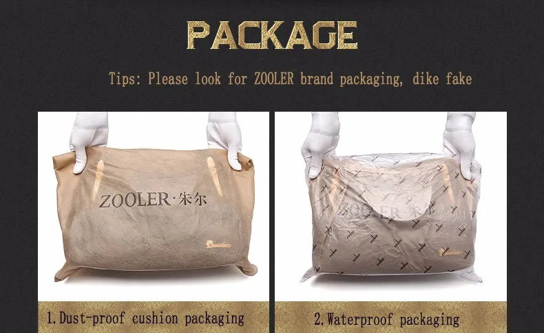 New ZOOLER Brand Exclusive Hand Made Women Genuine Leather bags Large Cow Leather Tote Shoulder bag Luxury Purses#SC512