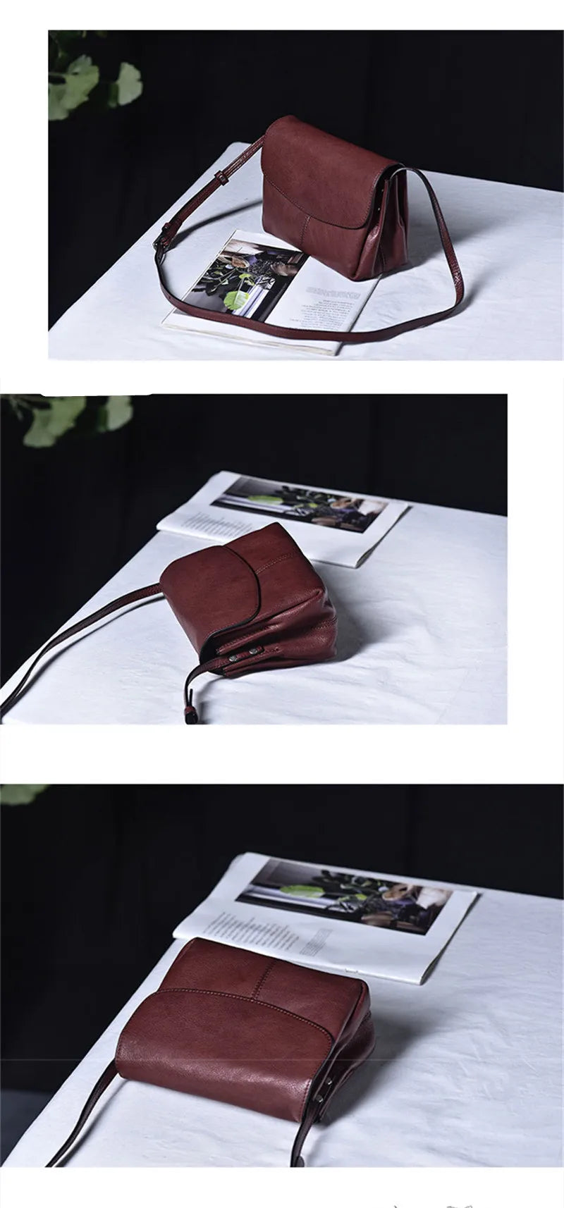 PNDME casual simple outdoor genuine leather women's shoulder bag fashion luxury high quality real cowhide party crossbody bag