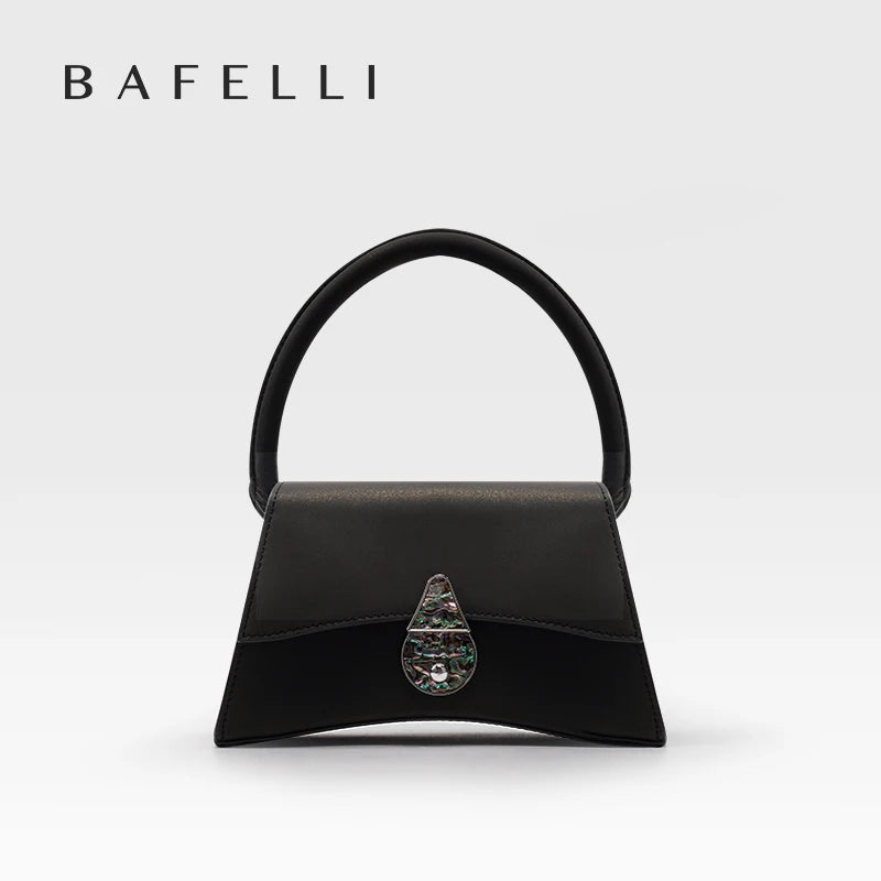 BAFELLI 2024 NEW WOMEN'S HANDBAG K GOLD LUXURY BRAND FASHION PURSE ORIGINAL STYLE DESIGNER BAGS FEMALE EVENING DRESS SHOULDER