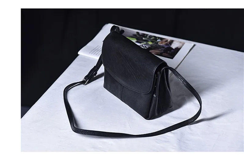 PNDME casual simple outdoor genuine leather women's shoulder bag fashion luxury high quality real cowhide party crossbody bag