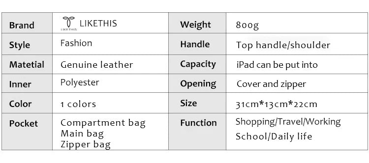 Classic Women's Handbags Genuine Leather Luxury Vintage Shoulder Crossbody Bags Large Capacity Top-Handle Bags