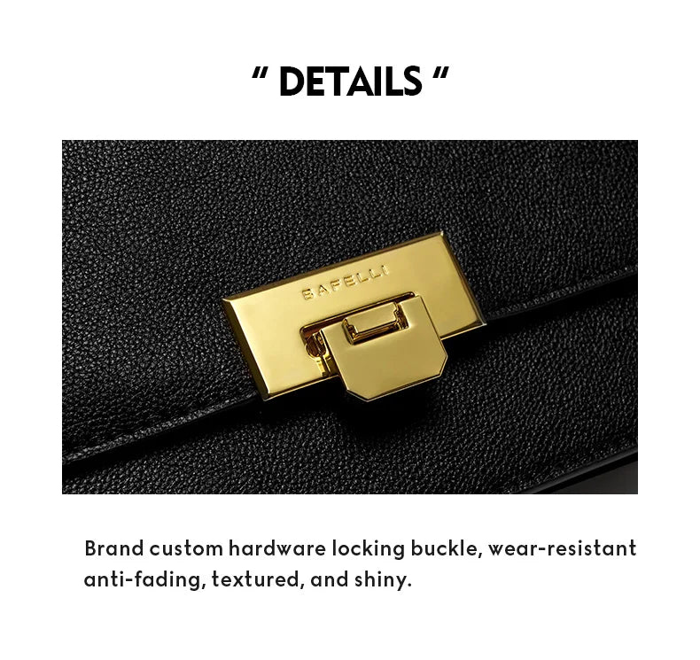 BAFELLI HANDBAG WOMEN'S 2023 NEW FASHION SHOULDER ALL-MATCHING MINIMALIST CHAIN BAG PURSE CASUAL VERSATILE STYLISH LUXURY BRAND